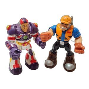 Vintage Fisher-Price Rescue Heros Action Figures - Set of 2